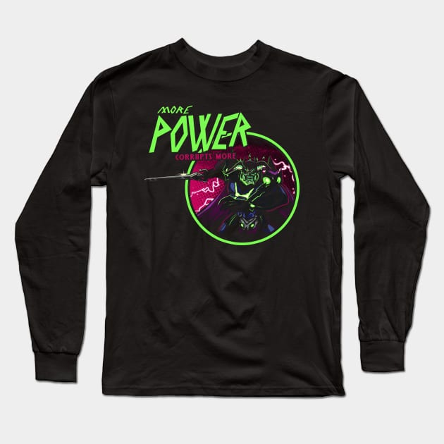 Power Trip Long Sleeve T-Shirt by AndreusD